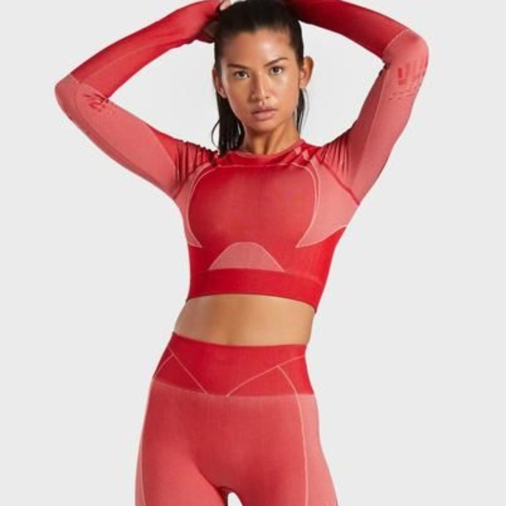 Gymshark Red Turbo Seamless Set
